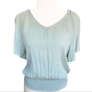 Women’s banded bottom blouse